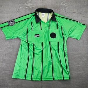 Official Sports International Soccer Referee Jersey Shirt Mens Large‎ Green